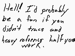 Drawn comment by ♥HalfWolf♥