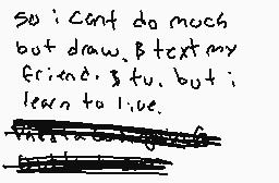 Drawn comment by birdie…boy