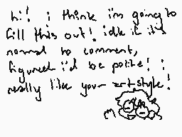 Drawn comment by bumbleblue