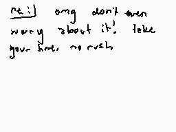 Drawn comment by bumbleblue