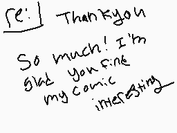 Drawn comment by Lana