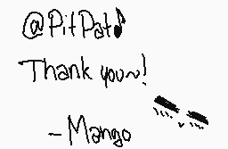 Drawn comment by Mango