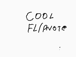 Drawn comment by cfd u.f
"COOL FL/Note"