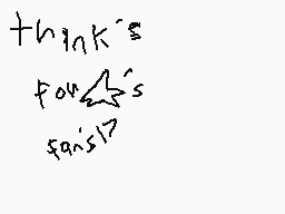 Drawn comment by fio*god
"think's four's fais'd"