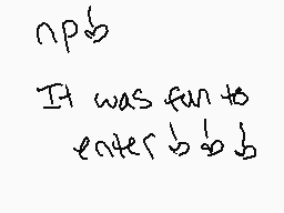 Drawn comment by PandaLover