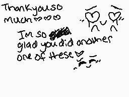 Drawn comment by PandaLover