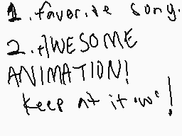 Drawn comment by Mable