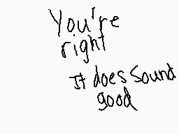 Drawn comment by i love you