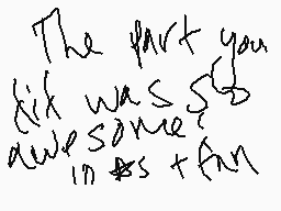 Drawn comment by pluto