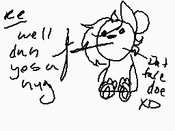 Drawn comment by pluto