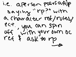 Drawn comment by Sparrowsng