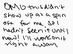 Drawn comment by ☀