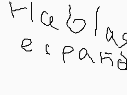 Drawn comment by piematios™
"Hablas español"