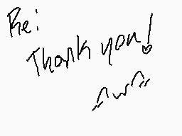 Drawn comment by •♥Bunny♥•
"Re: Thank you!"