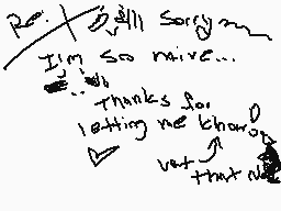 Drawn comment by Sashie