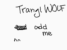Drawn comment by TranglWOLF