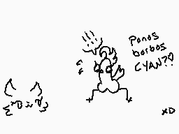 Drawn comment by ～Sonance°
"Panas berbes CYAN?? XD"