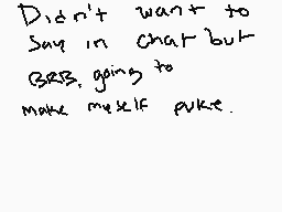 Drawn comment by Frosty