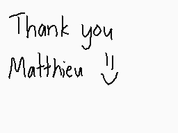 Drawn comment by Yuna★
"Thank you Matthew ∞"