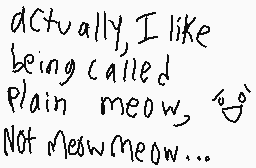 Drawn comment by MEOW•M€◎☆•