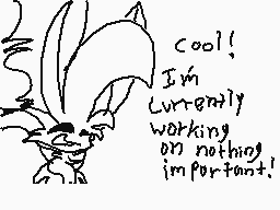 Drawn comment by MEOW