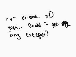 Drawn comment by Misty A.