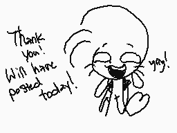 Drawn comment by Darwin VZ
"Thank you! I'll have posted today! Yay!"