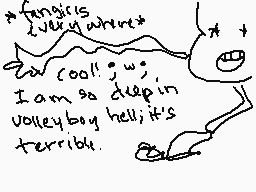 Drawn comment by Violet