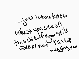 Drawn comment by X♥○_Chelle