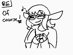 Drawn comment by Animeyay19
"Of course!"