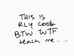 Drawn comment by noel