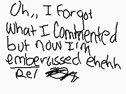 Drawn comment by woobies