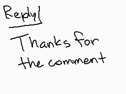 Drawn comment by Goster