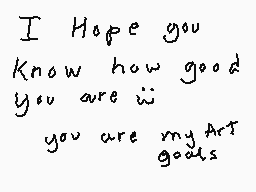 Drawn comment by MiahMouse
"I Hope you Know how good you are you are my Art goals"