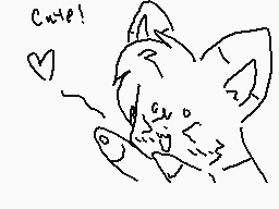 Drawn comment by Mitziミ☆
"Cute!"