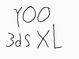 Drawn comment by Pockysquid
"YOO 3dsXL"