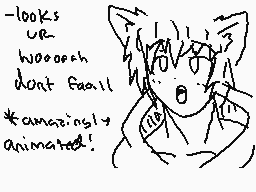 Drawn comment by Vex
"-looks up- hooooch don't fail! *amazingly animated!"