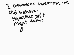 Drawn comment by Tronic