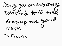 Ritad kommentar från Tronic