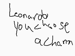 Drawn comment by EvasFire13