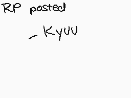 Ritad kommentar från Kyuu