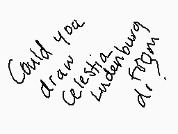 Drawn comment by Leonardo
"Could you Celeste? Lindenberg J. Togni"