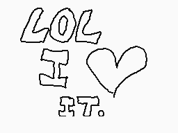 Drawn comment by JM😑
"LOL I <3 ET."