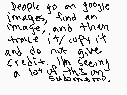 Drawn comment by StariiFey☆