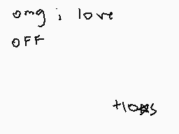 Drawn comment by MangoZest!
"ong love OFF +1085"