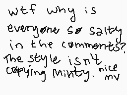 Drawn comment by MangoZest!