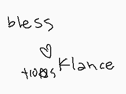 Drawn comment by MangoZest!
"bless +100s Klance"