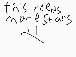 Drawn comment by VHSMemory✉
"this needs more stars"