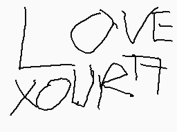 Drawn comment by Jluna4😃
"LOVE YOU!"