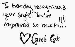 Drawn comment by COMET CAT